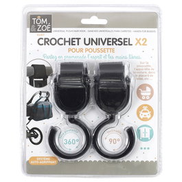 Tom et Zoe Juego de 2 Ganchos Carro Bebé