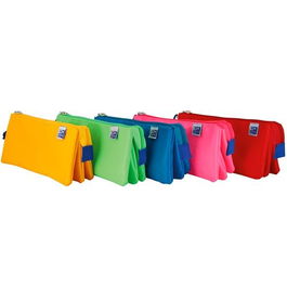 Oxford Estuche Portatodo Triple Poliéster Colores Surtidos
