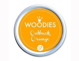 Woodies Almohadilla de tinta Outback Orange 38x22mm