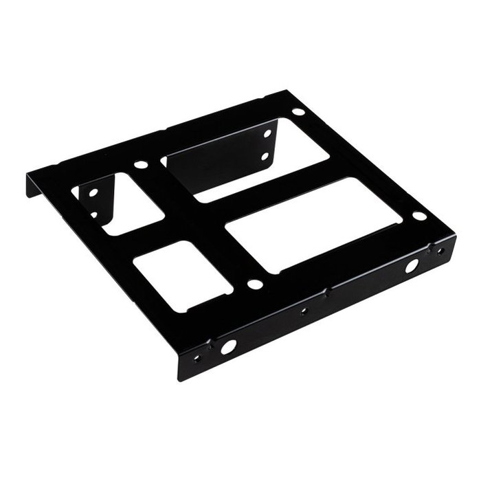 Unykach Kit Adaptador SSD 2.5 Pulgadas a 3.5 Pulgadas para 2 Unidades HDD/SSD Metal Negro