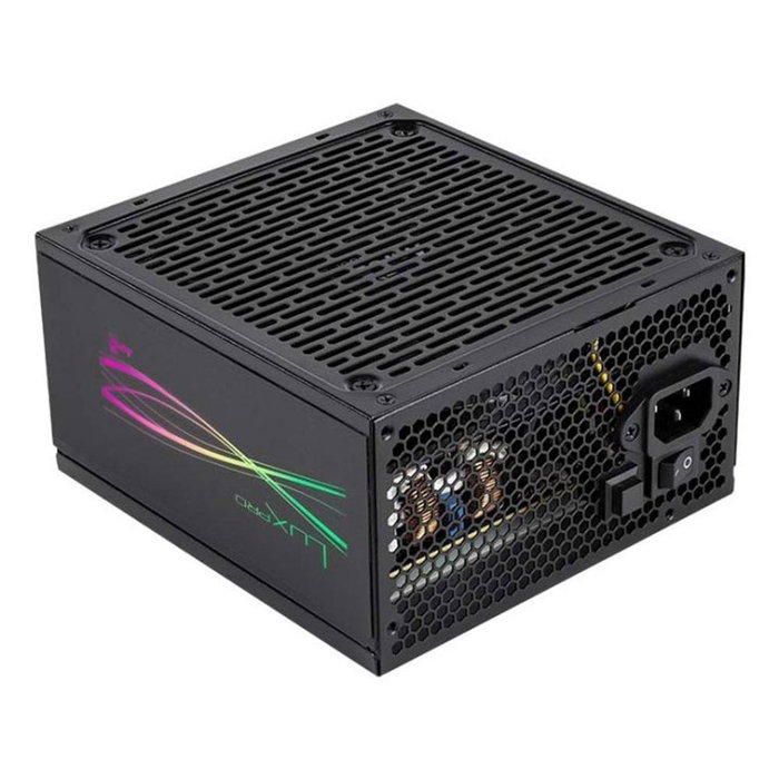 Aerocool Fuente de Alimentación Lux Pro 650W RGB 80 Plus Bronze ATX Fuente PC Modular Negra con Ventilador 14 cm Aerocool Fuente de Alimentación Lux Pro 650W RGB 80 Plus Bronze ATX Fuente PC Modular Negra con Ventilador 14 cm