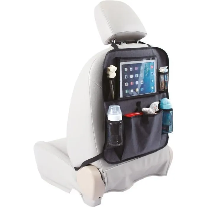 Tineo Organizador de Automóviles Bebé con Bolsillo Tablet Universal - Lo Esencial al Alcance de la Mano, Mucho Espacio, Compatible Pantalla Táctil, Instalación Velcro Tineo Organizador de Automóviles Bebé con Bolsillo Tablet Universal - Lo Esencial al Alcance de la Mano, Mucho Espacio, Compatible Pantalla Táctil, Instalación Velcro