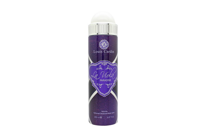 Louis Cardin La Viola Paradise Perfumed Deodorant Body Spray 200ml Louis Cardin La Viola Paradise Perfumed Deodorant Body Spray 200ml