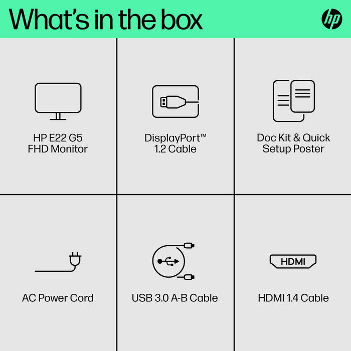 HP E22 G5 Monitor FHD HP E22 G5 Monitor FHD