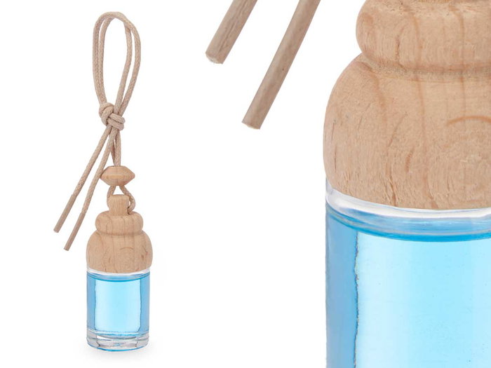 Acorde Ambientador de Coche Oceano, Fragancia Azul en Recipiente de Vidrio de 8 ml, Dimensiones: 2.5 x 6 x 2.5 cm (Set de 24)