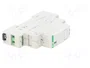 F&F Relé de instalación monoestable DPDT 230VAC 8A