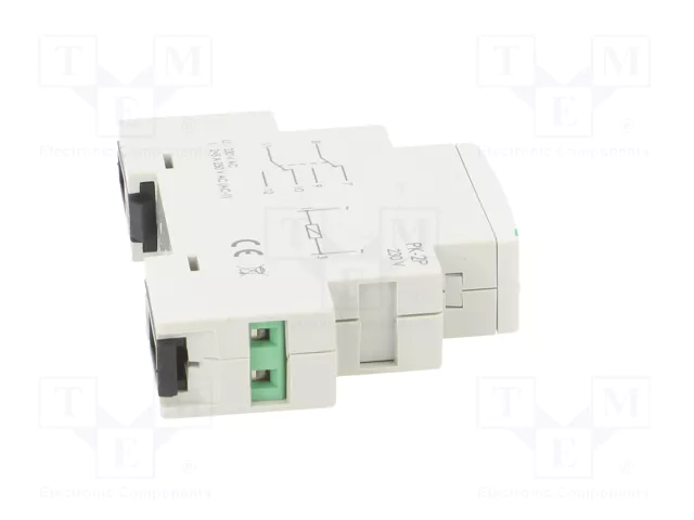 F&F Relé de instalación monoestable DPDT 230VAC 8A
