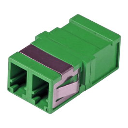 EFB Elektronik Adaptador de fibra óptica LC Duplex OM5 Verde