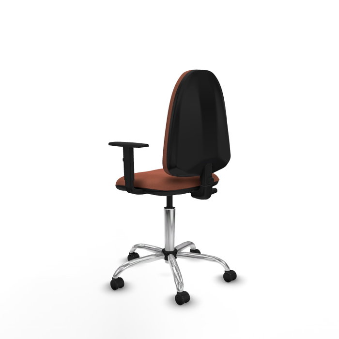 PIQUERAS Y CRESPO Silla de oficina Aýna Marrón con Brazos 1D PIQUERAS Y CRESPO Silla de oficina Aýna Marrón con Brazos 1D