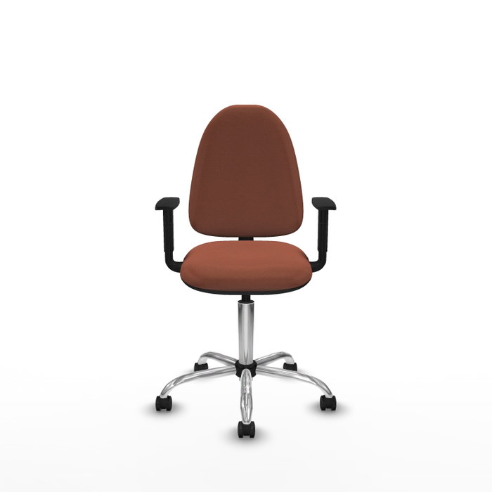 PIQUERAS Y CRESPO Silla de oficina Aýna Marrón con Brazos 1D PIQUERAS Y CRESPO Silla de oficina Aýna Marrón con Brazos 1D
