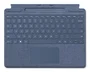 Microsoft Teclado con Funda Surface Pro 8 / Surface Pro X - Layout QWERTY Inglés - Color Azul Oscuro (Sapphire) - Touchpad - Microsoft Cover Port