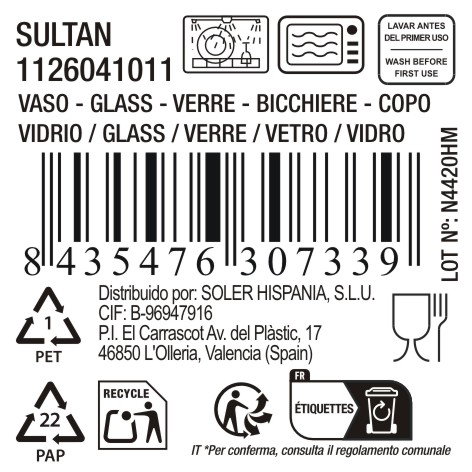La Mediterranea Vaso Sultan 350cc MD