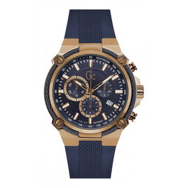 GC Y24006G7 con caja de bronce y correa azul
