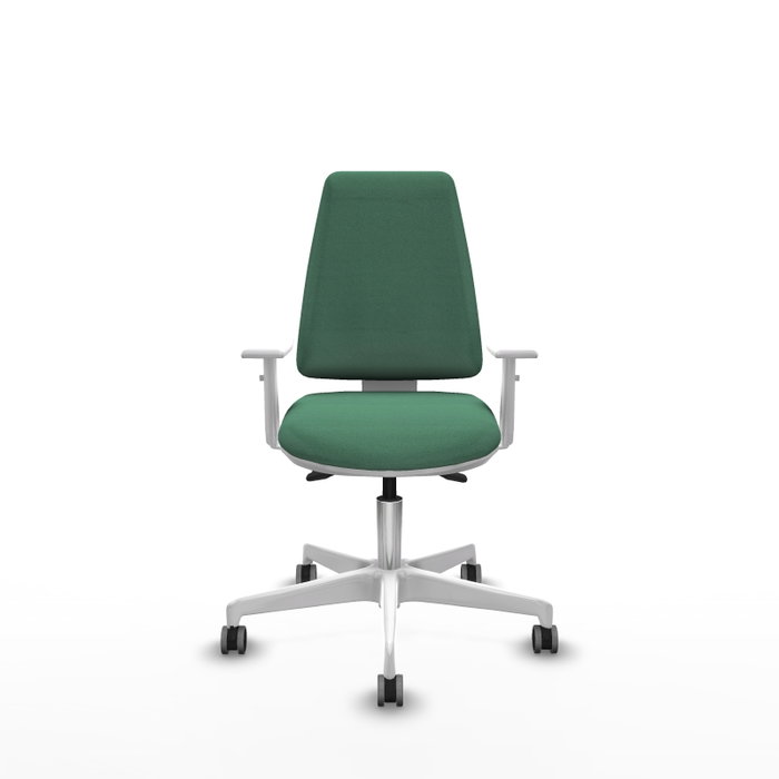 PIQUERAS Y CRESPO Silla de oficina Elche Verde esmeralda con mecanismo Asincro