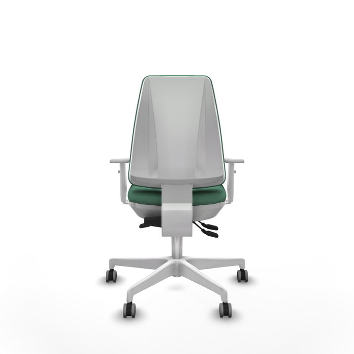 PIQUERAS Y CRESPO Silla de oficina Elche Verde esmeralda con mecanismo Asincro