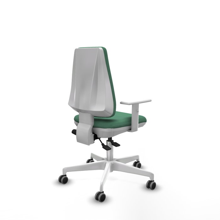 PIQUERAS Y CRESPO Silla de oficina Elche Verde esmeralda con mecanismo Asincro