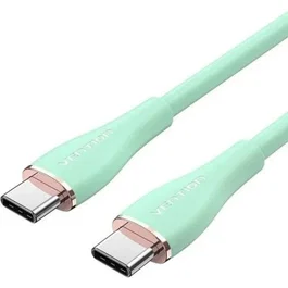Vention Cable USB 2.0 Tipo-C a Tipo-C Macho, 1 Metro, Color Verde