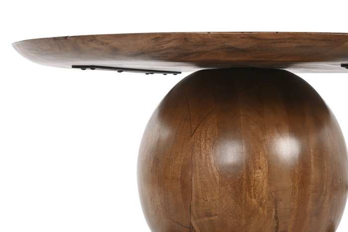 DKD Home Decor Mesa Centro Scandi Marron Oscuro Acacia 80 x 80 x 38 cm DKD Home Decor Mesa Centro Scandi Marron Oscuro Acacia 80 x 80 x 38 cm