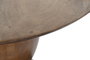 DKD Home Decor Mesa Centro Scandi Marron Oscuro Acacia 80 x 80 x 38 cm