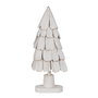 Figura Árbol Blanco Madera Paulonia 34 X 19 X 80 cm