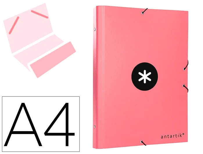 Antartik Carpeta Clasificadora A4 de 12 Departamentos Color Coral Antartik Carpeta Clasificadora A4 de 12 Departamentos Color Coral