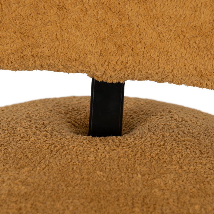 Sillón Mostaza Tejido Salón 67 X 73 X 67 cm Sillón Mostaza Tejido Salón 67 X 73 X 67 cm