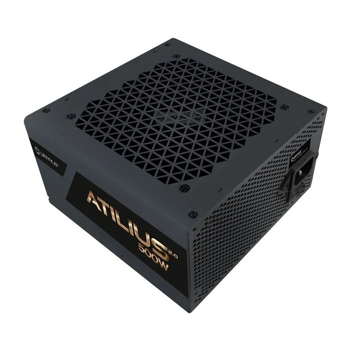 UNYKA Fuente de Alimentación ATILUS 2.0 500W 80 Plus Bronze, 12 cm Ventilador, Negra - UK212501