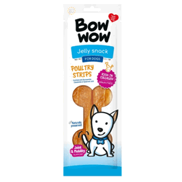 Bowwow Tiras Colágeno 60gr 20un Perro Articulaciones Glucosamina Condroitina