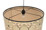 DKD Home Decor Lámpara Techo Oriental Bambú Metal Verde Blanco 55 x 42 x 55 cm