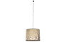 DKD Home Decor Lámpara Techo Oriental Bambú Metal Verde Blanco 55 x 42 x 55 cm