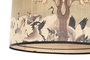 DKD Home Decor Lámpara Techo Oriental Bambú Metal Verde Blanco 55 x 42 x 55 cm