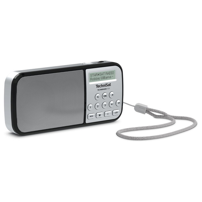 TechniSat TechniRadio RDR Radio portátil DAB+ FM, plata, 1 W, batería 10h
