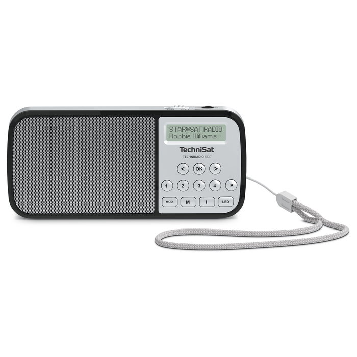 TechniSat TechniRadio RDR Radio portátil DAB+ FM, plata, 1 W, batería 10h