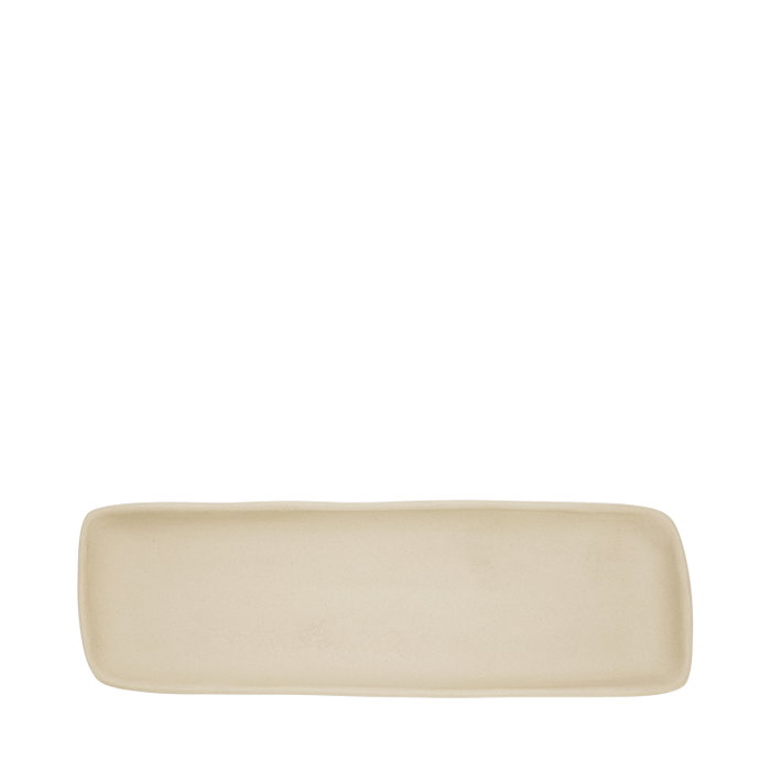 Summa Io Crema Fuente de Gres para Vajilla, Color Crema, 30x10.5 cm (Set de 6)