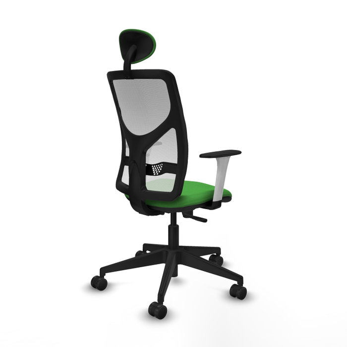 PIQUERAS Y CRESPO Silla de oficina Motilla con Mecanismo Sincro Verde y Blanco PIQUERAS Y CRESPO Silla de oficina Motilla con Mecanismo Sincro Verde y Blanco