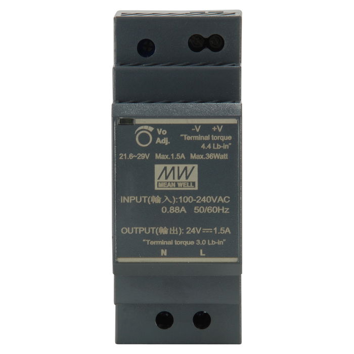 LevelOne POW-2411 Fuente de Alimentación para Carril DIN 24VDC 30W LevelOne POW-2411 Fuente de Alimentación para Carril DIN 24VDC 30W