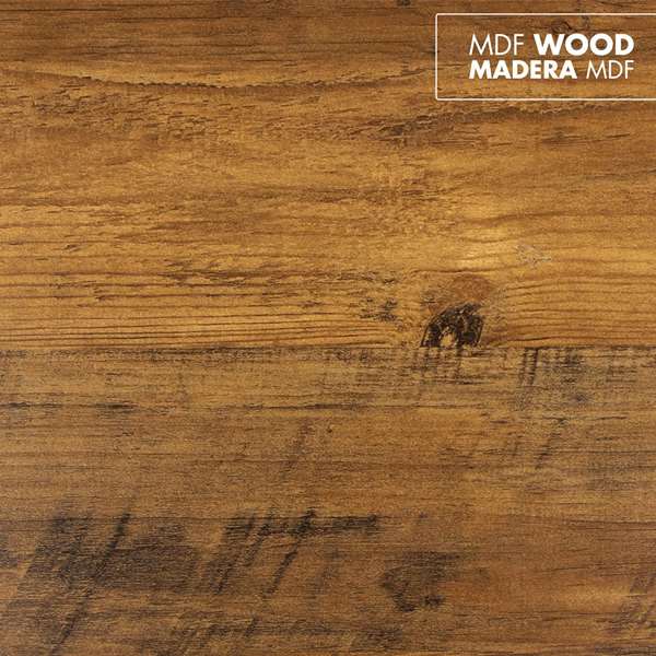 Max Home Estantería 4 Baldas 43x30x90 cm Hierro y MDF