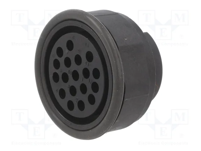 HARTING UIC558 Conector Redondo Hembra de 13 Pines