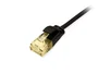 Equip Cable de Red Cat6a Slim U/UTP 2xRJ45 0.25m Negro LSZH