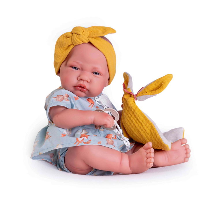 Muñecas Antonio Juan Muñeca Recién Nacida Primavera 50396 con Bolsito y Accesorios para Niñas +3 Años