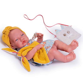 Muñecas Antonio Juan Muñeca Recién Nacida Primavera 50396 con Bolsito y Accesorios para Niñas +3 Años