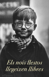 IMPEDIMENTA CARTELL 'ELS NOIS LLESTOS LLEGEIXEN LLIBRES'