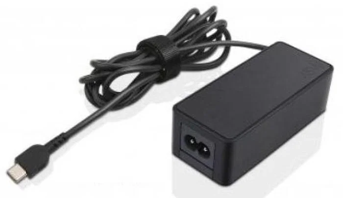 Lenovo Adaptador de corriente estándar 45W USB Type-C Negro Lenovo Adaptador de corriente estándar 45W USB Type-C Negro