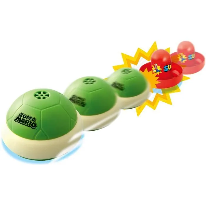 Epoch - EPOCH Super Mario Hover Shell Koopa Troopa, Proyectil Deslizante con Colchón de Aire, Juguete