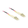 DeLOCK Cable de fibra óptica LC Duplex a LC Duplex multimodo OM4 50 m