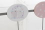 DKD Home Decor Perchero de Pared MDF y Metal 40x5x17 con 3 Colgadores, Surtido de Colores