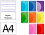 Liderpapel Libreta A4 48 Hojas 90gr Tapa Plástico Horizontal Colores Surtidos