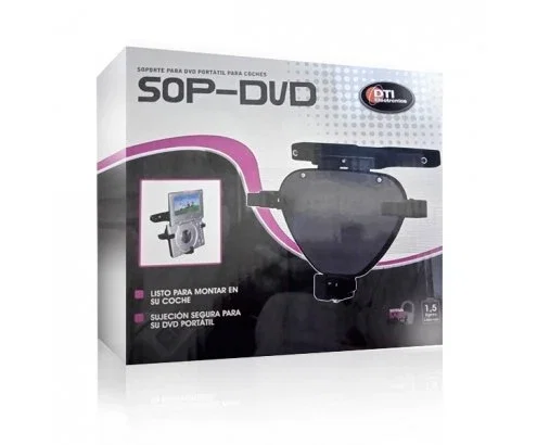 DTI Electronics SOP-DVD Soporte para Tablet y Reproductor DVD/BD Portátil Negro