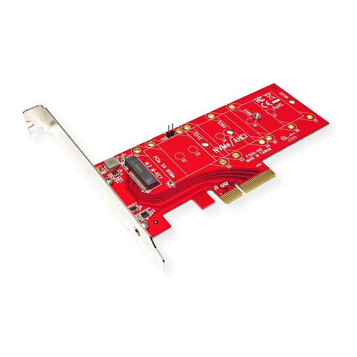 ROLINE Adaptador de Host PCIe 4.0 x4 para SSD NVMe M.2 110mm, Interno, 3.3V 5A