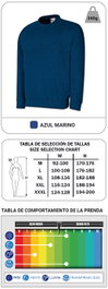 Sudadera azul marino XL